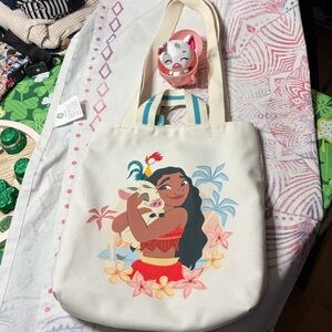 Disney Tote Bag with Moana and Pua